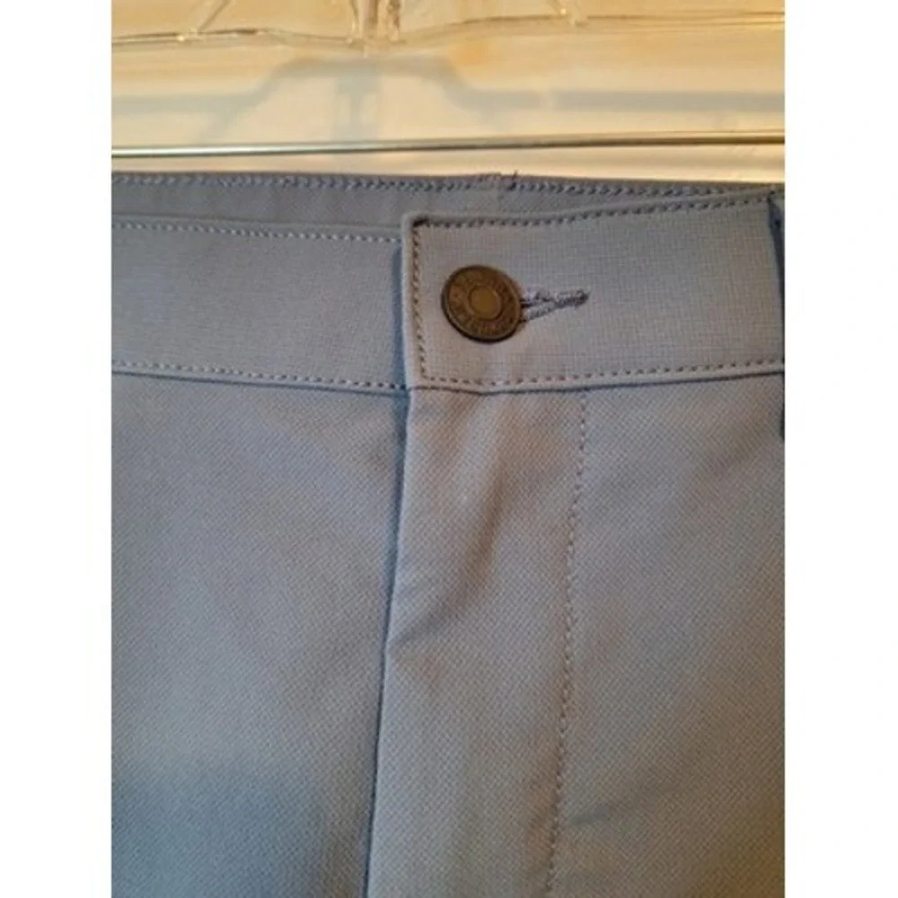 Banana Republic Mens Slate‎ Blue Performance Dress Pants 34x30 Slim Fit Work